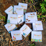 Cute Little 3x3 Pint Size Notes: Monarch Butterflies