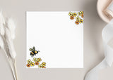 Cute Little 3x3 Pint Size Notes: Bumble Bee
