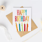Cute Little Card: Happy Birthday Candles