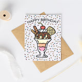 Cute Little Card: Happy Birthday Sundae