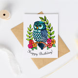 Cute Little Card: Happy Birthday Owl