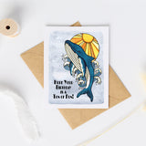 Cute Little Card: Ton of Fun Birthday Whale