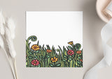 Cute Little 3x3 Pint Size Notes: Flower Field