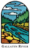 Gallatin River Sticker