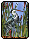 Heron Sticker