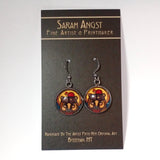 SA Earrings - Bear in Forest
