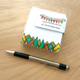 Cute Little 3x3 Pint Size Notes: Triangle Trees