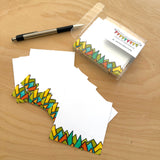 Cute Little 3x3 Pint Size Notes: Triangle Trees