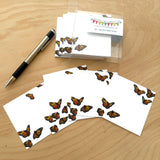 Cute Little 3x3 Pint Size Notes: Monarch Butterflies