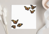 Cute Little 3x3 Pint Size Notes: Monarch Butterflies