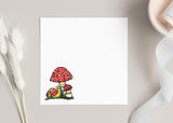 Cute Little 3x3 Pint Size Notes: Magical Mushroom