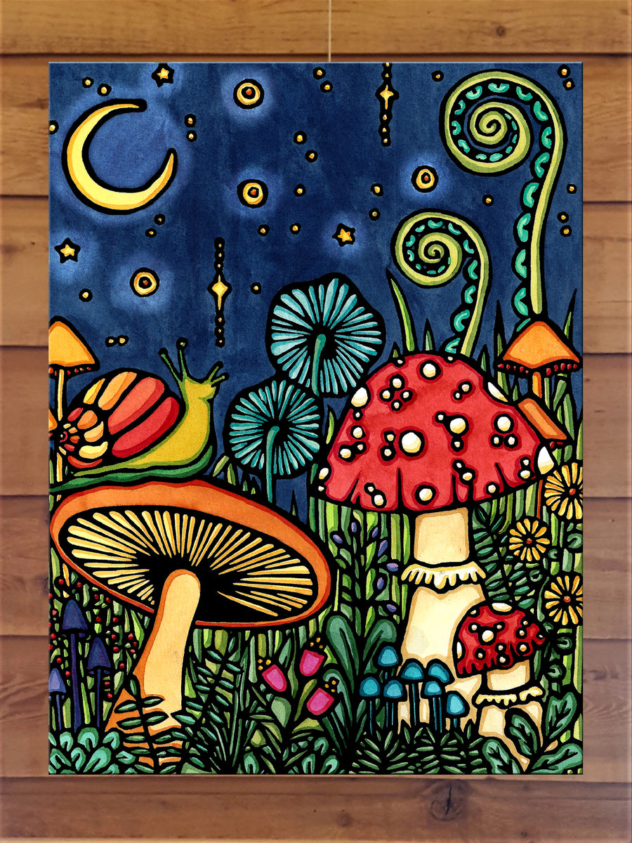 Mashroom store Painting