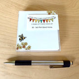 Cute Little 3x3 Pint Size Notes: Bumble Bee