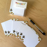 Cute Little 3x3 Pint Size Notes: Bumble Bee