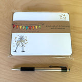 Cute Little Postcard Packs: Champagne