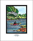 Kayaking - Simple Giclee Print