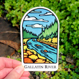 Gallatin River Sticker