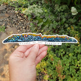 Escape to the Mountains Sticker