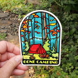 Gone Camping Sticker