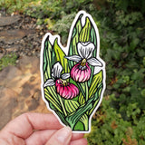 Lady Slipper Sticker