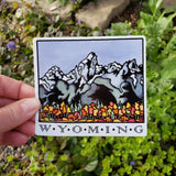 Wyoming State Sticker