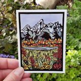 Autumn Mountains Sticker