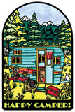 Happy Camper Sticker