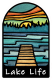 Lake Life Sticker