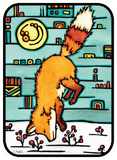 Dive In Fox Sticker