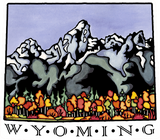 Wyoming State Sticker