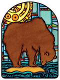 The Wait Bear Sticker