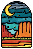 Red Rocks Sticker