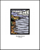 Autumn on the Lake - Simple Giclee Print - Sarah Angst Art Greeting Cards, Giclee Prints, Jewelry, More