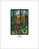 Hiking - Simple Giclee Print - Sarah Angst Art Greeting Cards, Giclee Prints, Jewelry, More