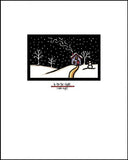 In for the Night - Simple Giclee Print - Sarah Angst Art Greeting Cards, Giclee Prints, Jewelry, More