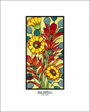 Indian Paintbrush - Simple Giclee Print - Sarah Angst Art Greeting Cards, Giclee Prints, Jewelry, More