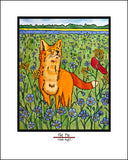 The Fox - Simple Giclee Print - Sarah Angst Art Greeting Cards, Giclee Prints, Jewelry, More