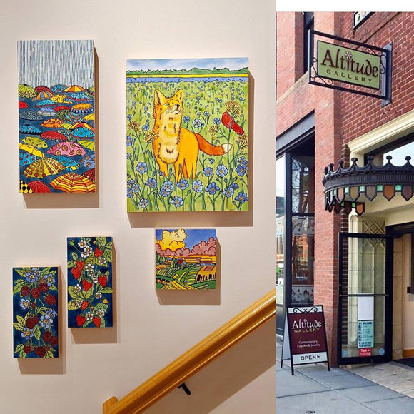 Altitude Gallery in Bozeman, Montana featuring Sarah Angst Art