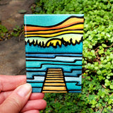 Dock Lake Life Magnet