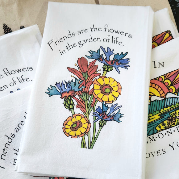 Tea Towel - Wildflowers