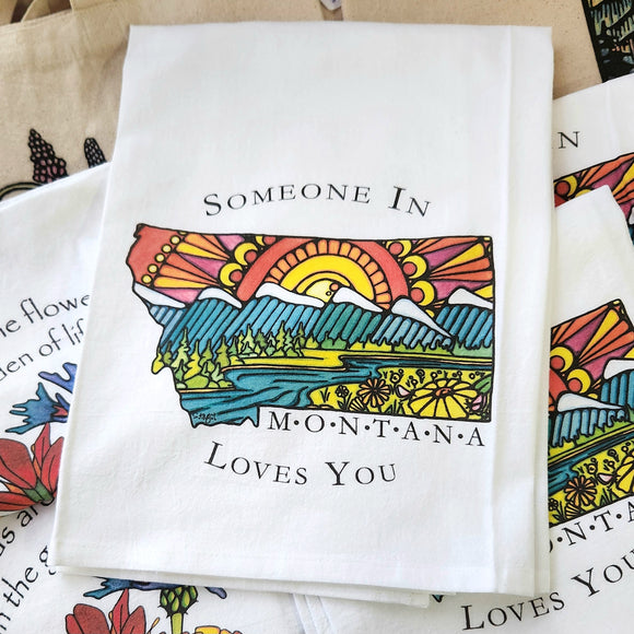 Tea Towel - Montana State