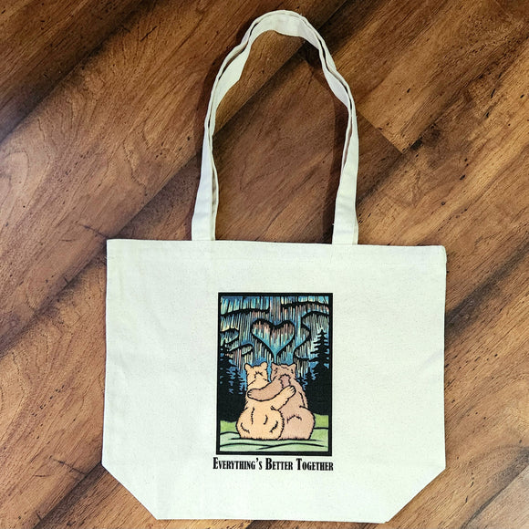 Tote Bag - Northern Lights Bears
