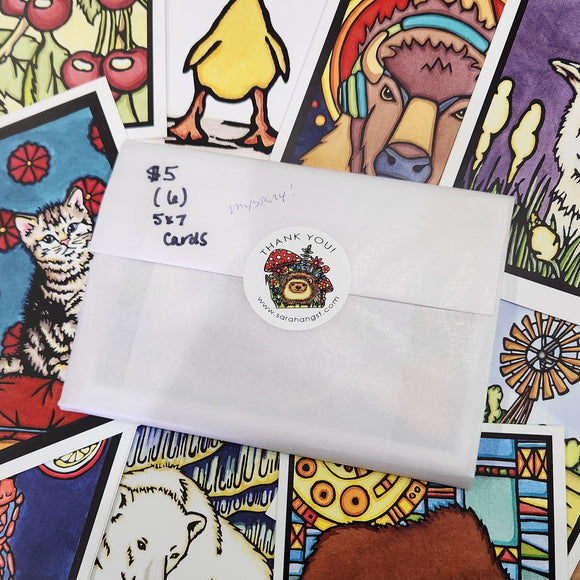 Mystery Pop Up 6-Piece Card Pack