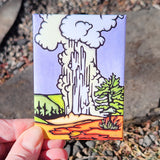 Old Faithful Geyser Magnet