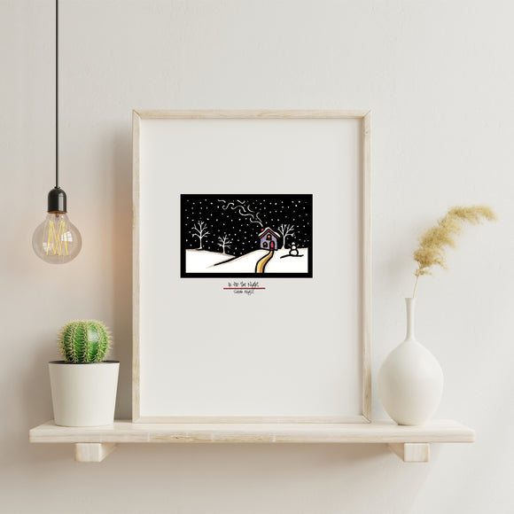 In for the Night - Simple Giclee Print