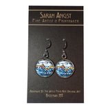 SA Earrings - Alpenglow Mountains
