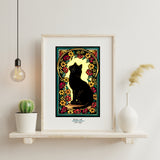 Black Cat - Simple Giclee Print