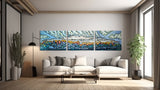 Alpenglow - Triptych Canvas