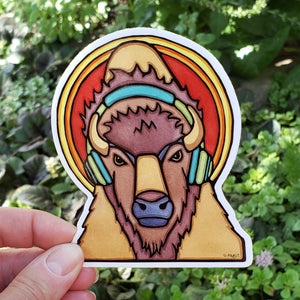 Buffalo Beats Sticker