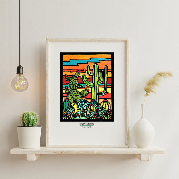 Cacti - Simple Giclee Print